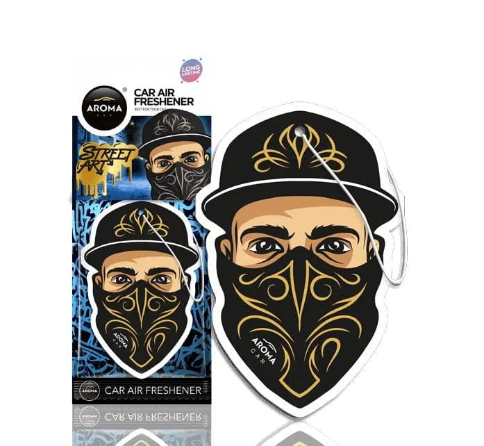 Geurhanger Aroma Car - Street Art Mask