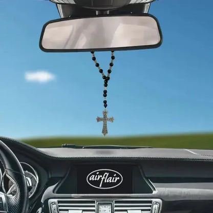 Geurhanger Blessed Metal Cross - Believe - Airfreshner