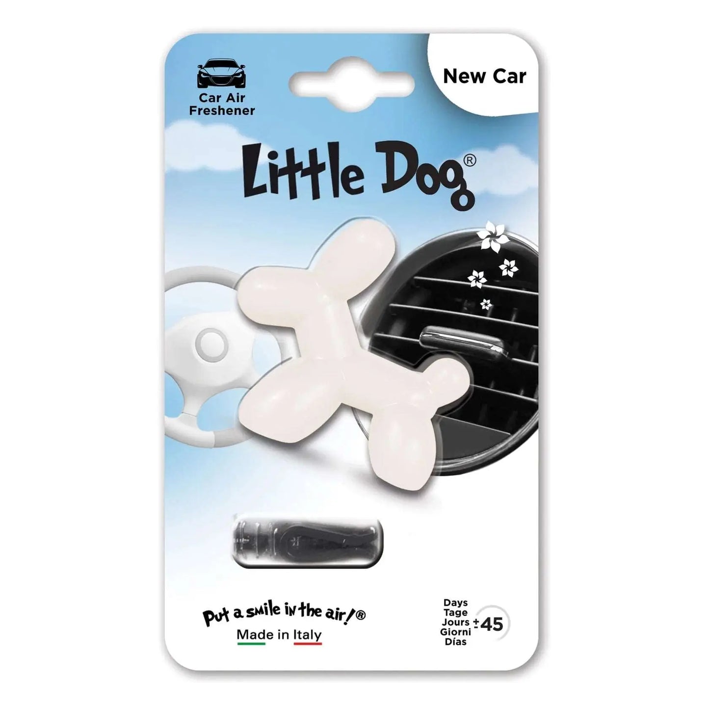 Vent Clip Little Dog Luchtverfrisser - New Car