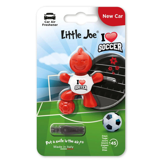 Vent Clip Little Joe - i love soccer - Rood - New Car