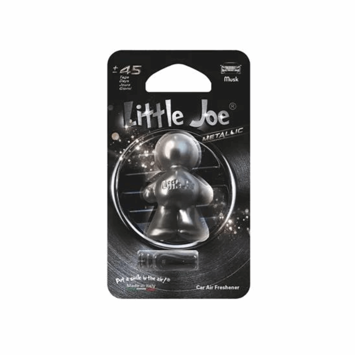 Little Joe luchtverfrisser - Metallic Silver - Musk