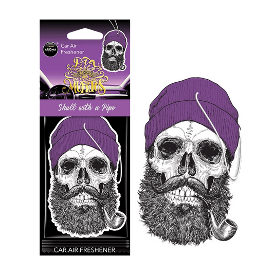 Aroma Car - Dia De Los Muertos - Skull with a pipe